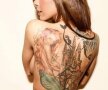 FOTO Femei fatale cu tatuaje mortale » Cele mai tari picturi pe corpurile feminine