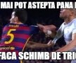 FOTO Cele mai tari meme-uri după El Clasico! Dansul lui Ronaldo, dispariția lui Messi și cum putea face diferența Andrei Ivan :D