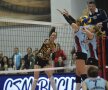 Înălțimea lor, campioanele! CSM București a jucat în cea mai mică sală din CEV Cup: ”I-am băgat în groapa cu tigroaice!” 