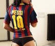 FOTO A trecut la alt nivel! A pozat sexy pentru a salva o echipă din Ucraina, iar acum are o pasiune pentru Messi