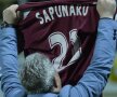 VIDEO+FOTO Nebunie după fluierul final! Cum s-au bucurat giurgiuvenii după victoria cu Steaua: Șumudică a pupat tricoul Rapidului!