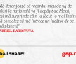 Mă deranjează că recordul meu de 54 de goluri la naţională va fi depăşit de Messi, deşi mă surprinde că n-a făcut-o mai înainte. Mă consolez că mă întrece un jucător de pe altă planetă