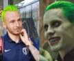 "JOKER" VICTORAȘ. Look extravagant afișat de Astafei, atacantul Petrolului! Părul verde, o nuanță țipătoare, aduce cu înfățișarea lui Jared Leto în rolul lui "Joker". 