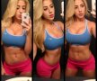 FOTO Gym girl » A strâns 3,2 milioane de urmăritori pe Instagram cu imaginile pe care le postează de la sală