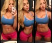 FOTO Gym girl » A strâns 3,2 milioane de urmăritori pe Instagram cu imaginile pe care le postează de la sală