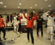 GALERIE FOTO + VIDEO Imagini de colecție de la petrecerea Astrei Giurgiu! Șumudică a venit cu fularul Rapidului, la stații s-a auzit imnul Champions League