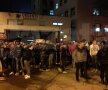 Fanii lui Dinamo, așteptând vești la Urgență