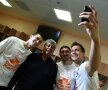 Lucescu și-a făcut selfieuri cu jucătorii pentru albumul cu amintiri