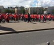 FOTO + VIDEO Fanii Elveției au făcut spectacol pe străzile din Paris » Vor fi în număr mare la meciul cu România