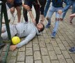 FOTO Euro violent » Două momente dure surprinse de reporterii Gazetei în ultimele zile la CE