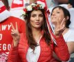 GALERIE FOTO Ele sunt cele mai SEXY fane de la EURO! Albanezele și polonezele au încins atmosfera