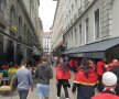 ROMÂNIA-ALBANIA. VIDEO+FOTO Albanezii fac spectacol pe străzile din Lyon! Număr GIGANTIC anunțat pentru diseară
