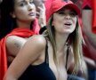 FOTO ROMÂNIA-ALBANIA. "Pericolul" din tribune » Albanezii au unele dintre cele mai sexy microbiste de la EURO 2016