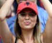 FOTO ROMÂNIA-ALBANIA. "Pericolul" din tribune » Albanezii au unele dintre cele mai sexy microbiste de la EURO 2016