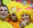 FOTO Stade de Roumanie » Fanii români au făcut spectacol şi pe Stade des Lumieres