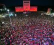 VIDEO + FOTO Atmosferă incendiară la Tirana » Cum au sărbătorit albanezii victoria cu România, prima de la un EURO