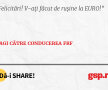 Felicitări! V-ați făcut de rușine la EURO!
