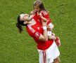 ÎN FAMILIE. Gareth Bale a sărbătorit calificarea în sferturile EURO alături de fiica sa, Alba Violet