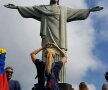 Rio văzut de sus » Naționala feminină de handbal a urcat pe muntele Corcovado, la statuia lui Iisus
