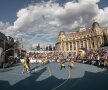 A fost spectacol sâmbătă noapte în Piața Universității! Turneul 3x3 Bucharest Challenger are loc și duminică începând cu ora 17:00