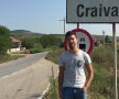 Ziaristul belgian la intrarea în Craiva