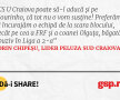 CS U Craiova poate să-l aducă și pe Mourinho, că tot nu o vom susține! Preferăm să încurajăm o echipă de la scara blocului, decât pe cea a FRF și a coanei Olguța, băgată abuziv în Liga a 2-a