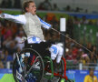 Beatrice Vio se deplasează în viața de zi cu zi cu ajutorul protezelor, doar în concursuri e în scaun rulant // FOTO Reuters