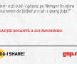 Într-o zi o să-l găsesc pe Wenger în afara unui teren de fotbal și o să-i sparg fața!