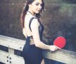 FOTO Fotomodelul care a vrăjit mingea de ping pong » Bernadette Szocs e una dintre cele mai frumoase jucătoare din circuitul mondial de tenis de masă