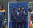 Daum și jucătorii au fost întâmpinați de o vreme ploioasă la Astana