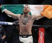 Conor McGregor a făcut din nou spectacol în ringul UFC! Iar la final s-a bucurat așa cum știe cel mai bine, cu steagul Irlandei (foto: reuters)