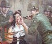 Atenție, IMAGINI ȘOCANTE! Ce le poate trece prin minte comuniștilor din Coreea de Nord: 10 postere de propagandă împotriva SUA