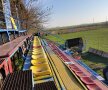 Tribuna stadionului Frăția // Foto: Alin Grigore
