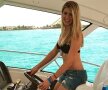 FOTO Vacanță în Bahamas » Bouchard a dat racheta de tenis pe plajele tropicale