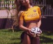 FOTO A înfierbântat El Clasico! Mascota Barcelonei e o femeie și e super sexy