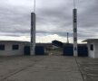 Intrarea în micuța arenă din Ocna Mureș a rămas neschimbată 