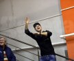 Săpunaru nu avea cum să lipsească și a scandat alături de fanii vișinii Foto: Raed Krishan