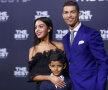 Georgiana Rodriguez, alături de Ronaldo și fiul său. 
