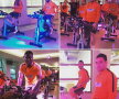 Ieri dimineață, steliștii au avut parte de un program de spinning // Foto steauafc.com