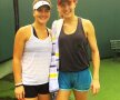 Bianca Andreescu alături de Genie Bouchard