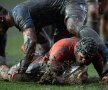 SACRIFICIU MAXIM. Totul pentru victorie în Anglo-Welsh Cup și o imagine superbă în meciul Newport Gwent Dragons - Newcastle Falcons (foto: Guliver/GettyImages)