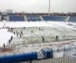 FOTO Epoca de gheață » Mai sunt doar două zile până când campionatul se va relua, iar vremea le dă bătăi de cap cluburilor organizatoare