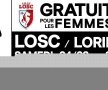 Reacție la "sexism" » Toate femeile la fotbal! Lille a răspuns bannerelor misogine de la Lyon