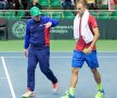 Andrei Pavel, aici cu Copil, e tot timpul alături de jucătorii săi // FOTO tennis.by