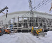 Cine vrea să urmească stadiul lucrărilor de la Craiova poate accesa camera live de pe site-ul csuc.ro // Foto: Facebook