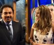 Vanessa, alături de Hugo Sanchez, înaintea unei emisiuni