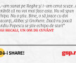 L-am sunat pe Reghe și i-am cerut scuze. Am hotărât că nu voi mai face asta. Nu vă spun echipa. Nu o știu. Bine, o să joace cu doi atacanți, Alibec și Gnohere. Dacă nu joacă Ovidiu Popescu se știe echipa de start