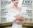 FOTO În sfârșit, dezbrăcată! Emma Watson a pozat în premieră topless