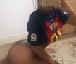 GALERIE FOTO Cea mai sexy bucurie după calificarea Barcelonei » Suzy Cortez a renunțat complet la haine!