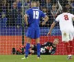 14 martie, Leicester - Sevilla 2-0. Kasper, plonjon stânga